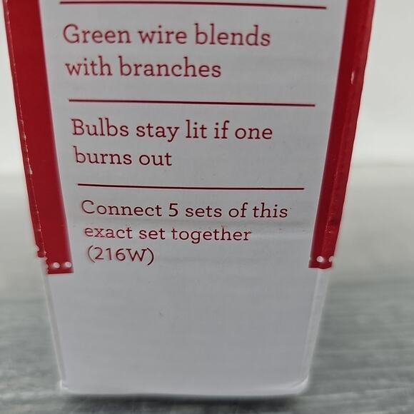 Holiday Time • 100 Clear Mini Lights • Green Wire • Indoor/Outdoor • 23' [2] - Picture 11 of 15